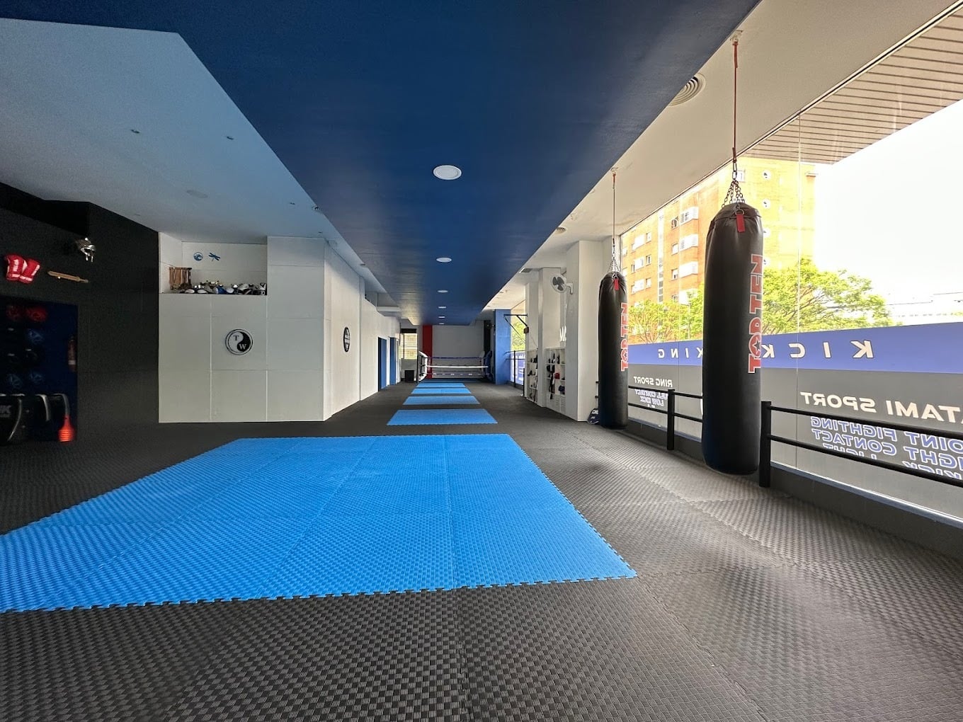 Zona de entrenamiento con tatami
