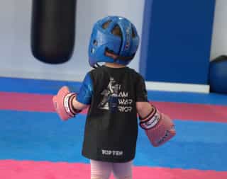 Joven warrior entrenando en Tarraco Warriors